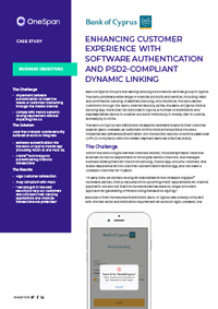 Bank of Cyprus Case Study: Software authentication and OTP implementation